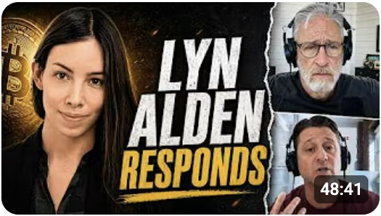 Lyn Alden Responds to Ben McKenzies Bitcoin Claims on The Weekly Show with Jon Stewart